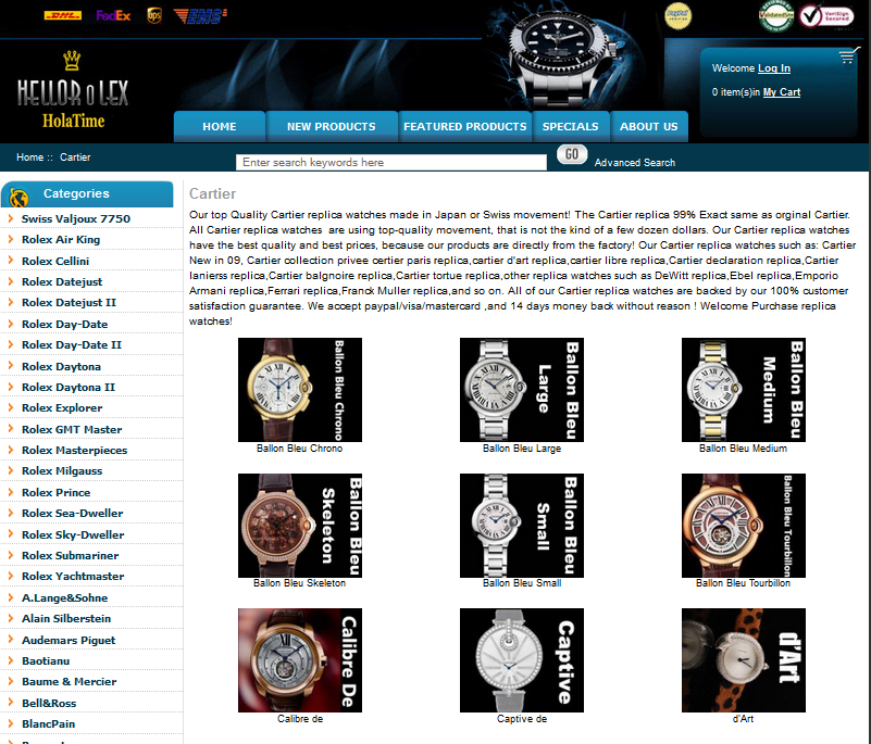 Buy Best Luxury Cartier Replica Watches Online Review